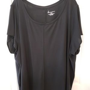 Lane  Bryant mixed media top